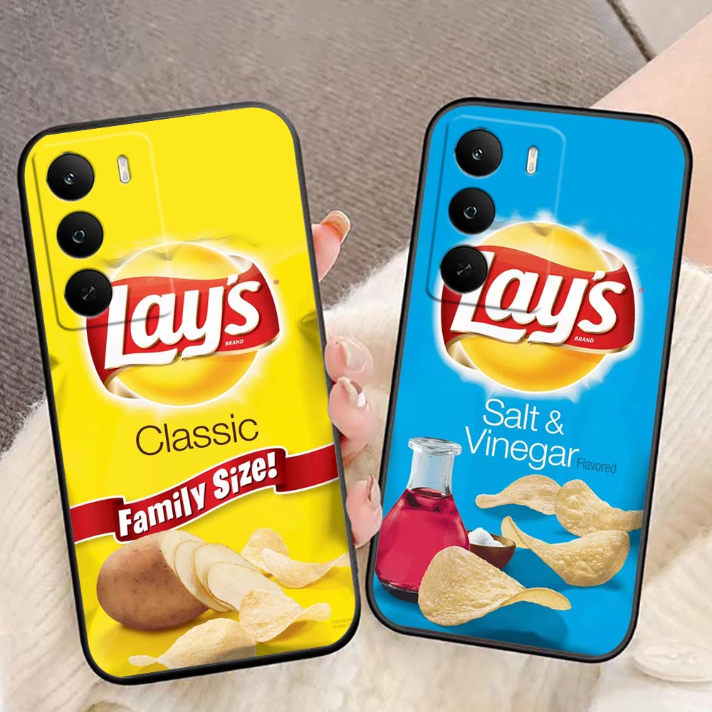 Food Snacks Quotes - Cover per Realme C100 C100I C83