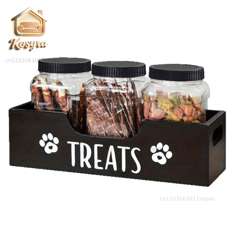 Food Snacks Amazon - Contenitore in legno per cibo per