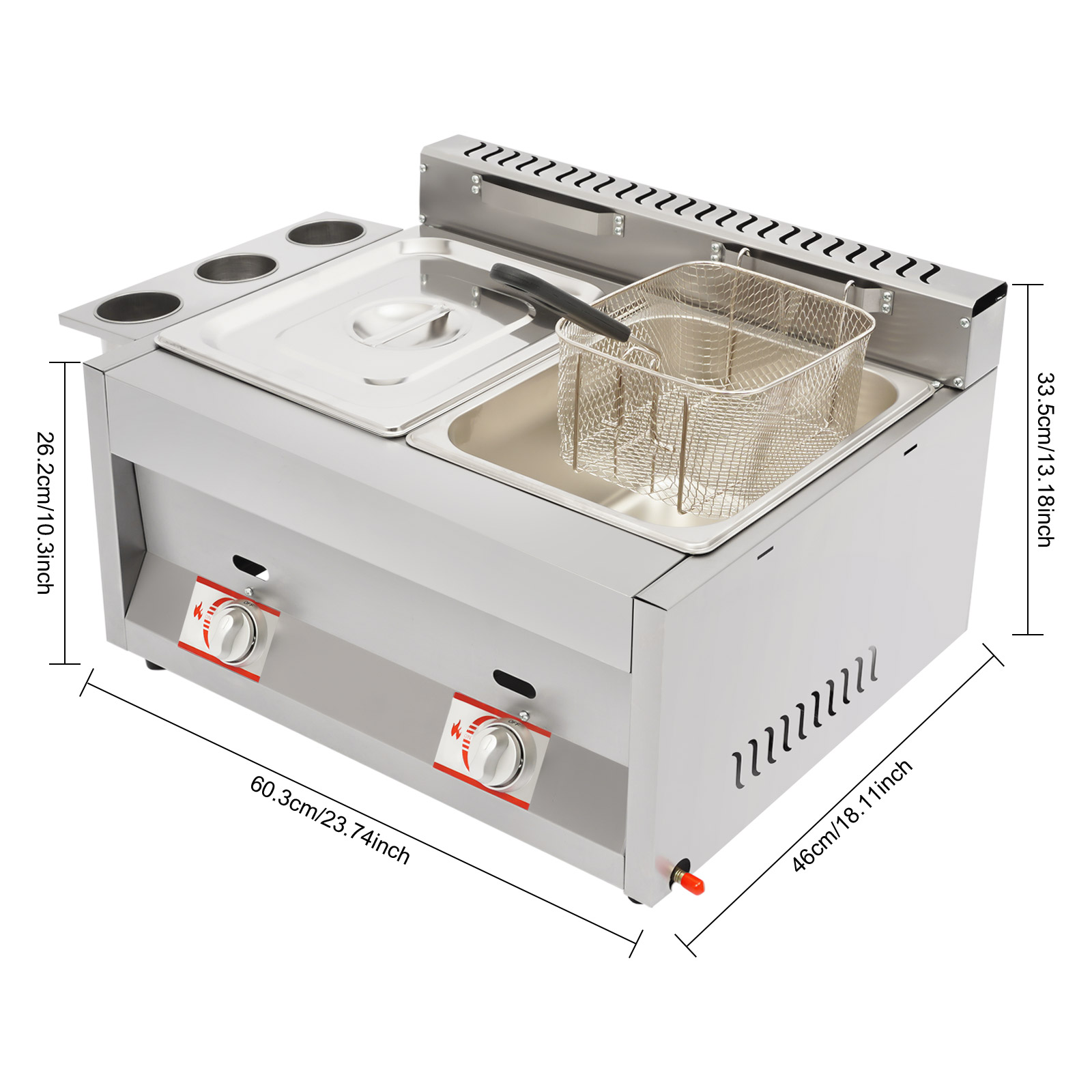 Friggitrice Professionale a Ga - Food Snacks Restaurant recensione e prezzo