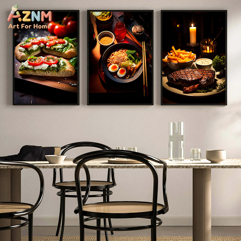 Poster su Tela AZNM con Cibo G - Food Snacks Restaurant recensione e prezzo